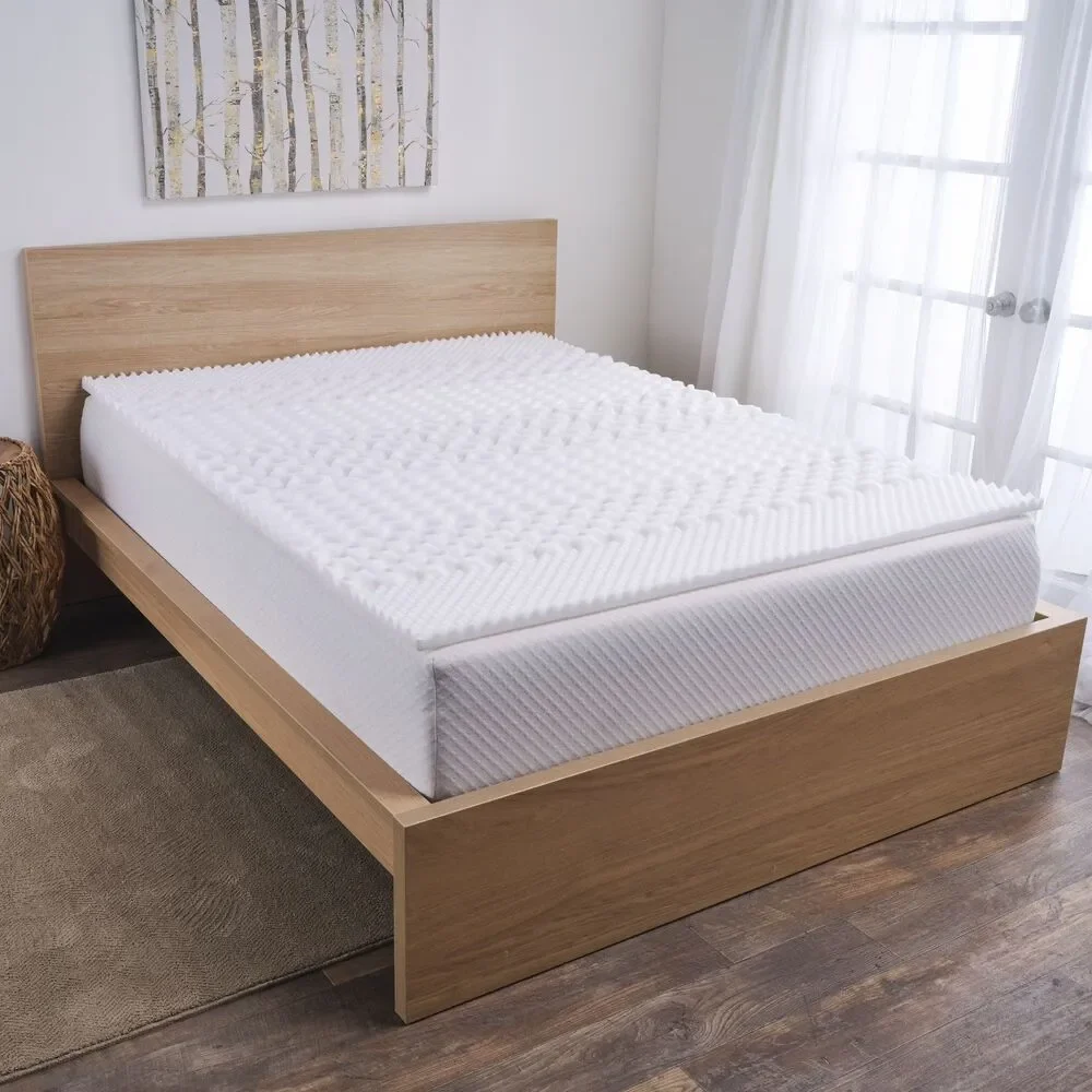 Mainstays Twin Twin XL 1.25 7 Zone Foam Mattress Topper 36x78 Bed Pad